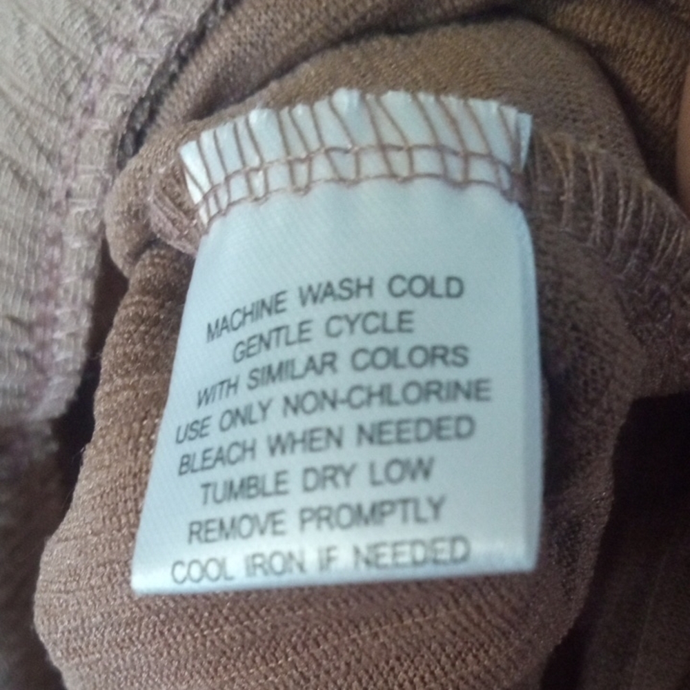 New York Laundry Women's Ribbed Cowl Neck Tunic Sweater Size XL - Picture 8 of 8